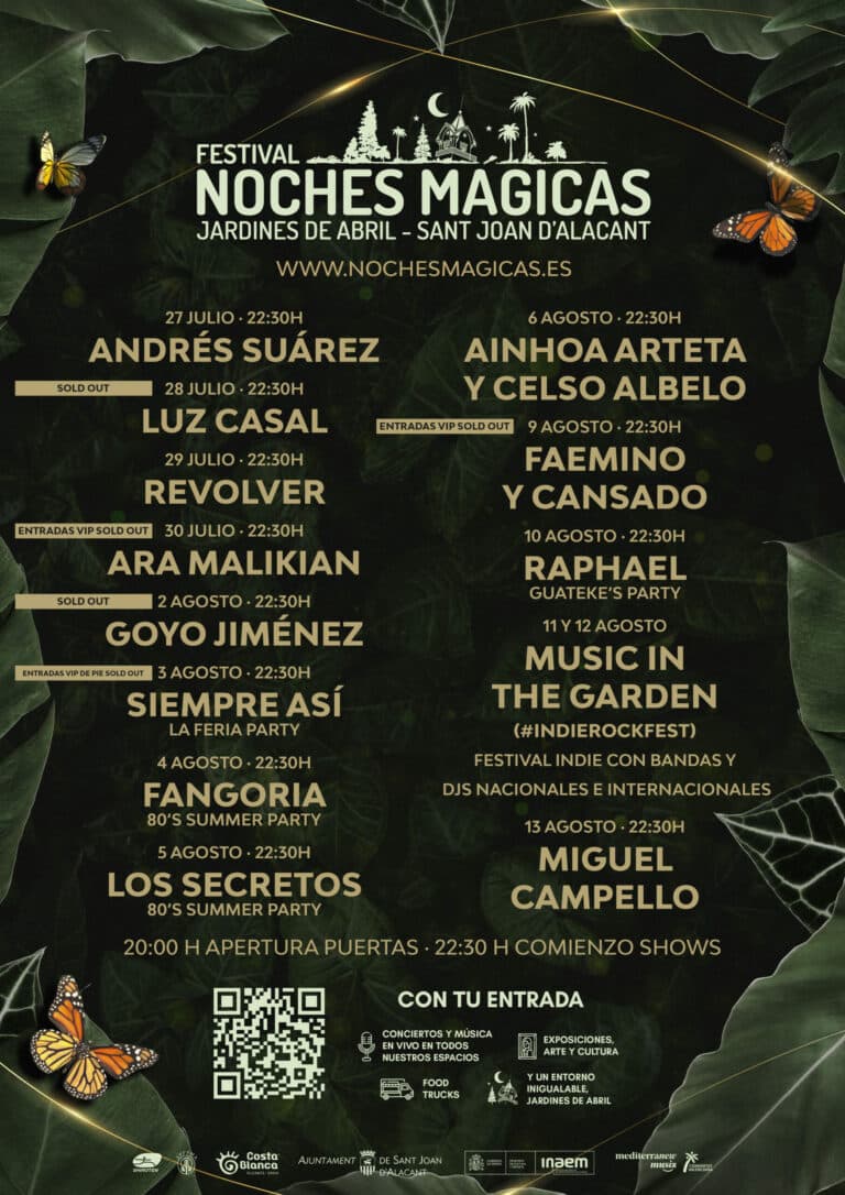 El Festival Noches M Gicas Presenta El Cartel Completo De La Und Cima