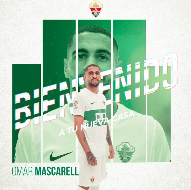 Omar Mascarell firma con el Elche CF