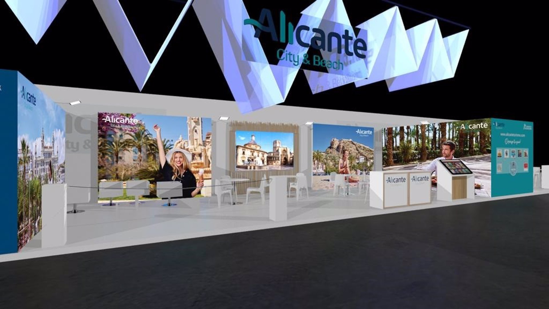 La imagen de Alicante se verá en 15 pantallas gigantes repartidas por la Gran Vía madrileña coincidiendo con Fitur