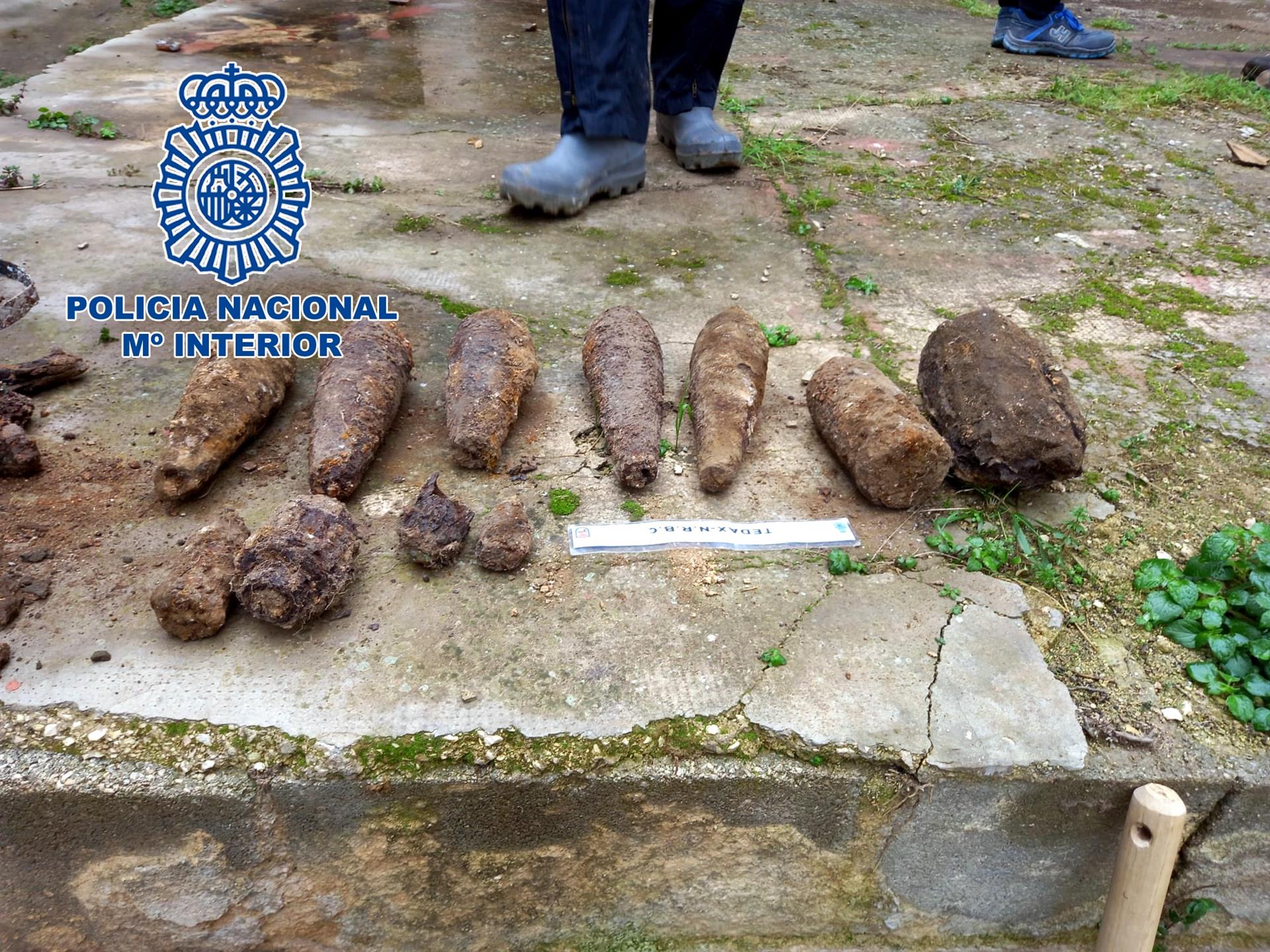Neutralizan 18 artefactos explosivos de la Guerra Civil hallados en una antigua fundición de Alcoi