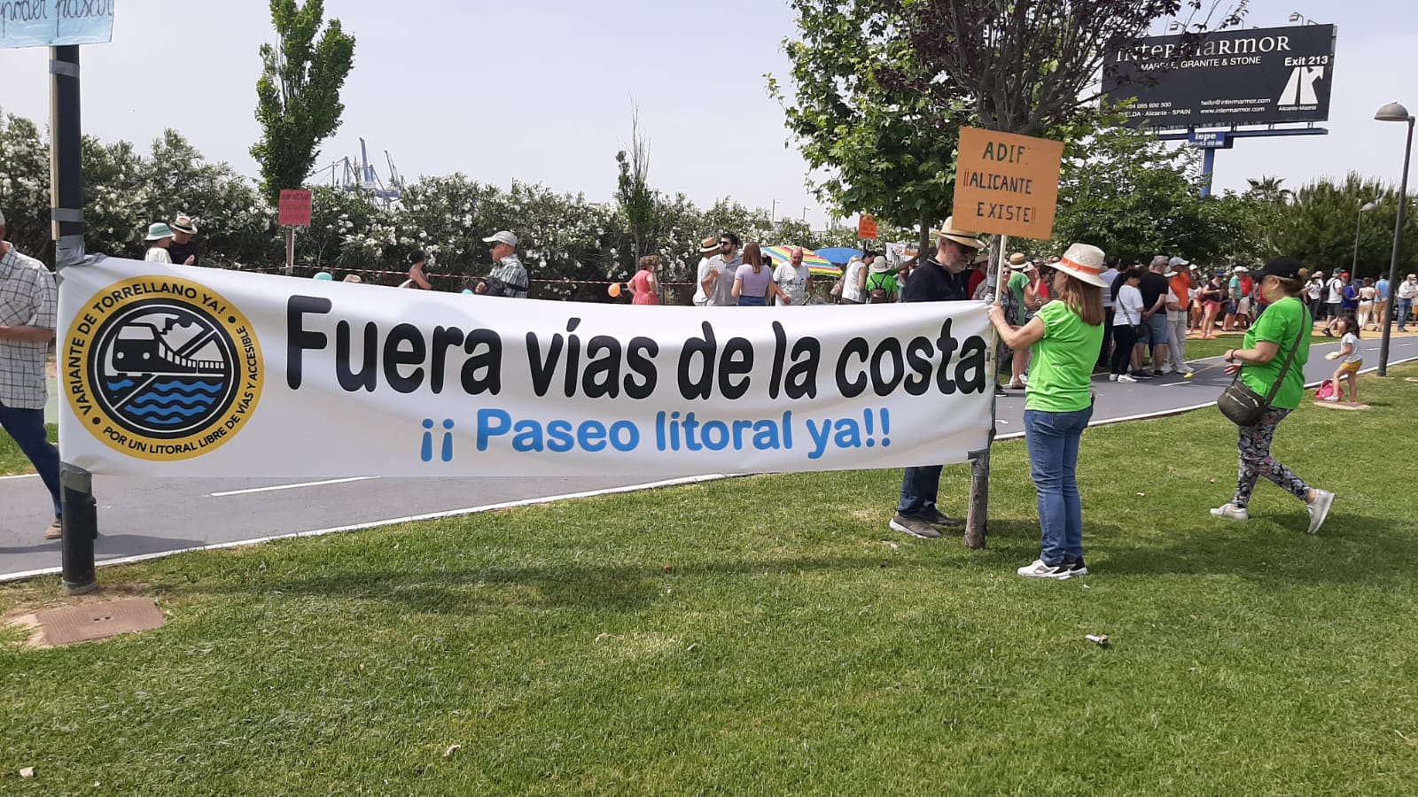 El PSOE acusa a Barcala de volver a mentir a los vecinos ya que las vías del litoral se retirarán una vez finalizada la variante de Torrellano
