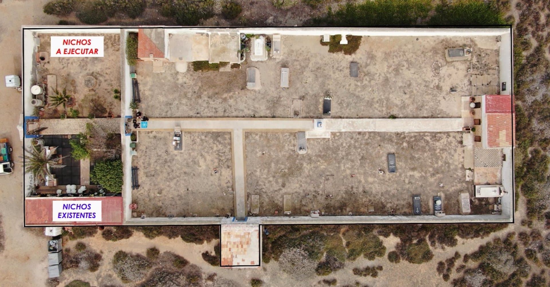 Alicante triplicará la capacidad de enterramientos en la isla de Tabarca con la ampliación del cementerio