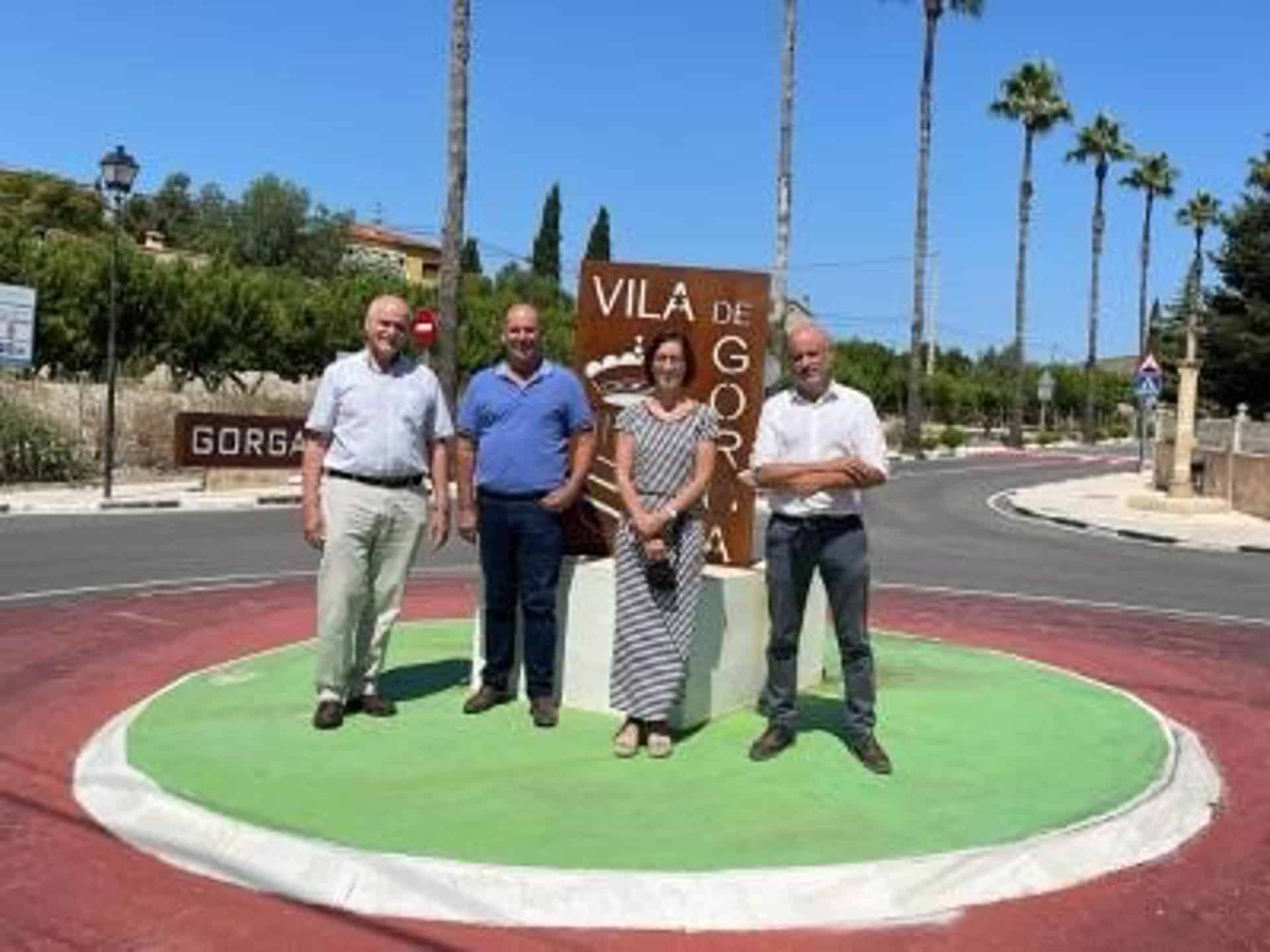 Generalitat finaliza las obras del paseo peatonal y mejora de la seguridad vial de la CV-710 en Gorga y Fageca