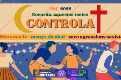 Campaña para disfrutar de las fiestas de Mutxamel con un uso responsable del alcohol y sin agresiones sexistas
