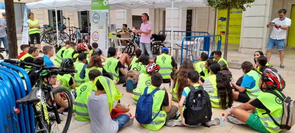 Alicante duplica la participación del programa Biciescuela