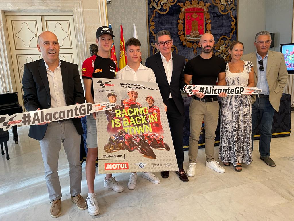 Alicante presenta el Gran Premio Motul de la Comunidad Valenciana 2022