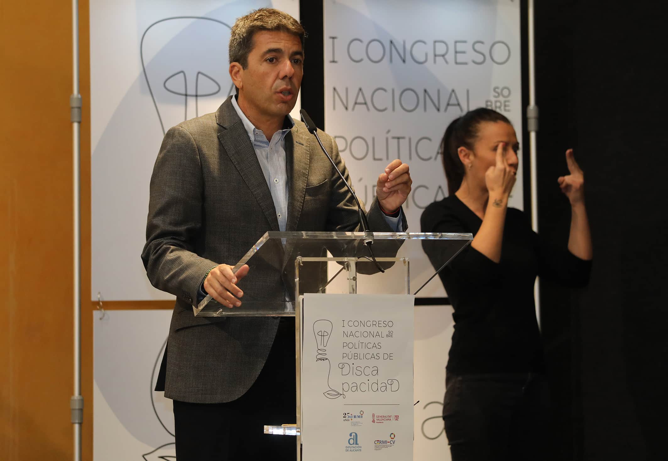 Mazón anuncia que el I Congreso Nacional sobre políticas de discapacidad concluirá con la ‘Declaración de Alicante’