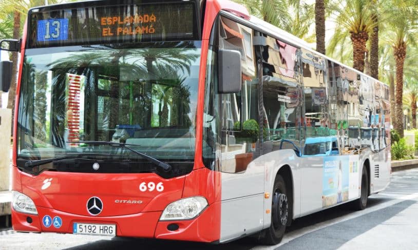 <strong>Alicante supera los 15 millones de usuarios del autobús urbano en 2022 con un incremento del 23%</strong>