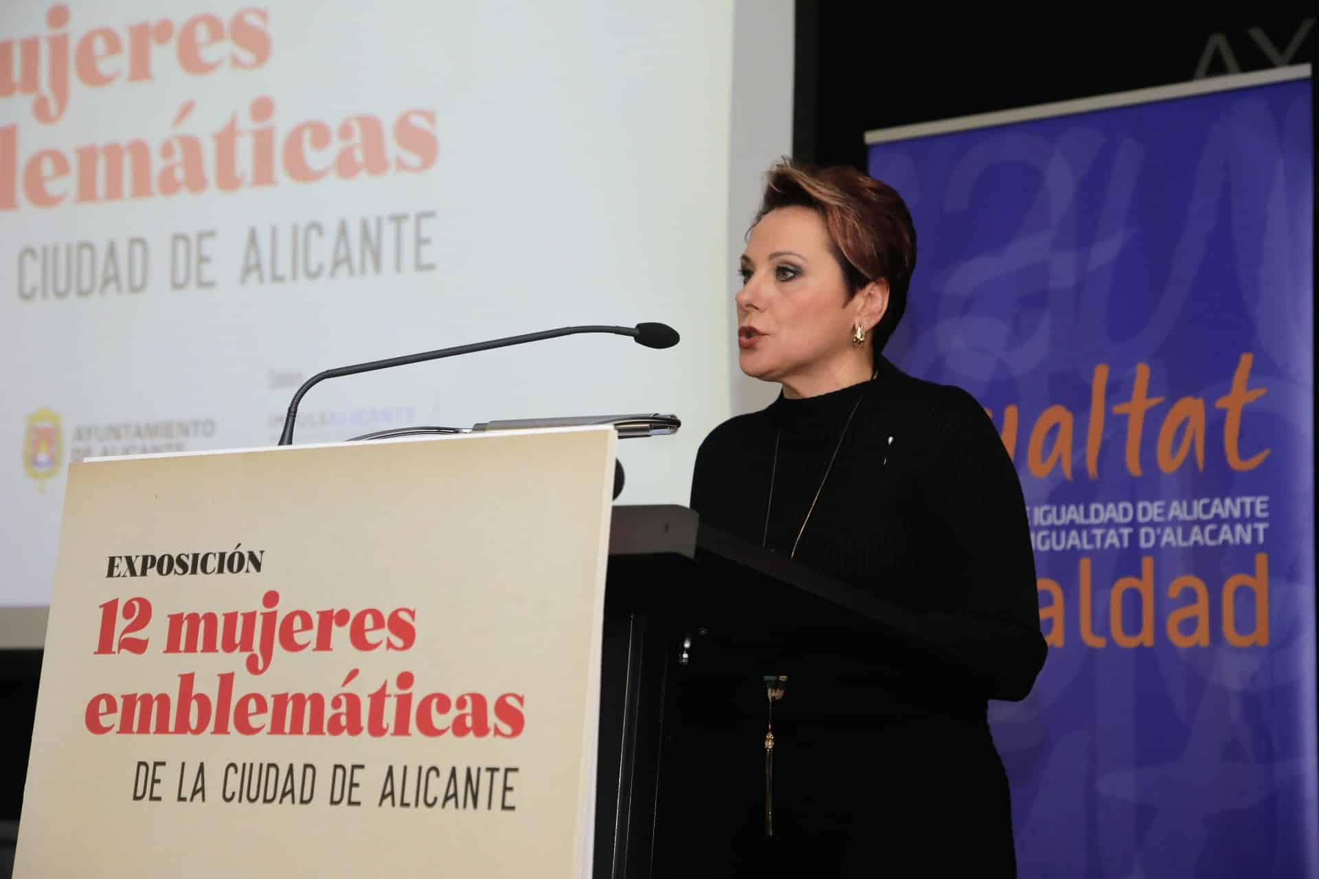 Alicante homenajea con una exposición a “12 mujeres emblemáticas”