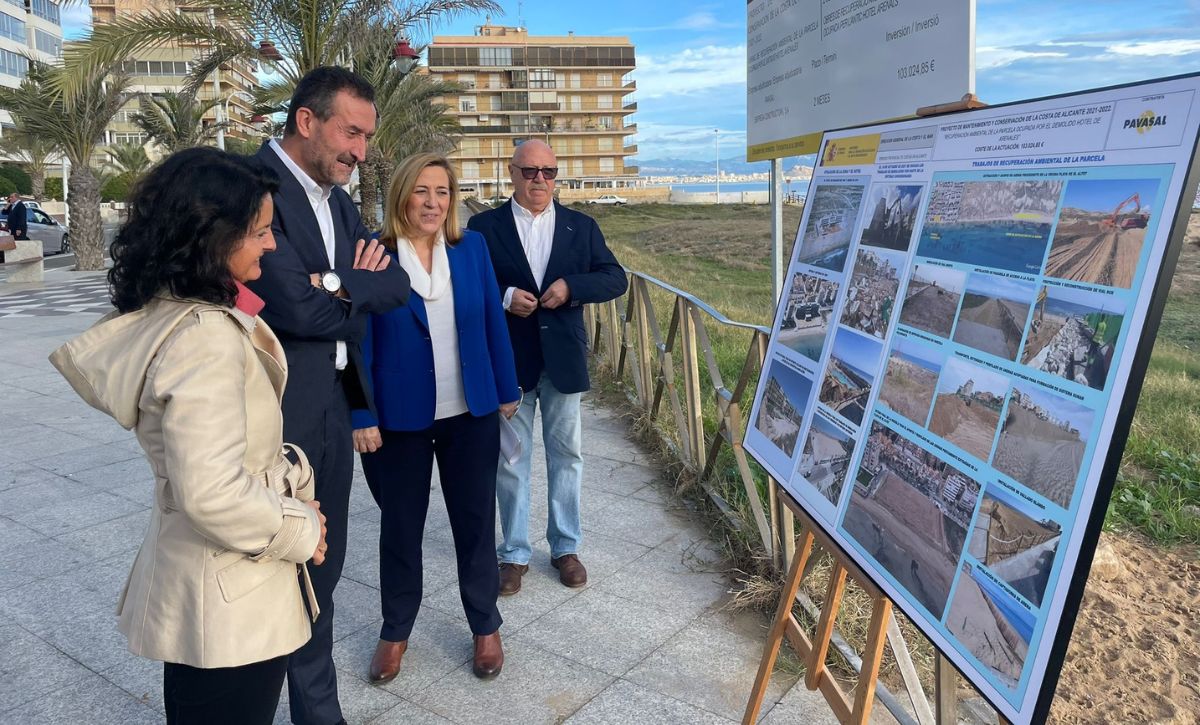 La Dirección General de la Costa y del Mar concluye la restauración medioambiental de la zona que albergó el antiguo Hotel Arenales del Sol