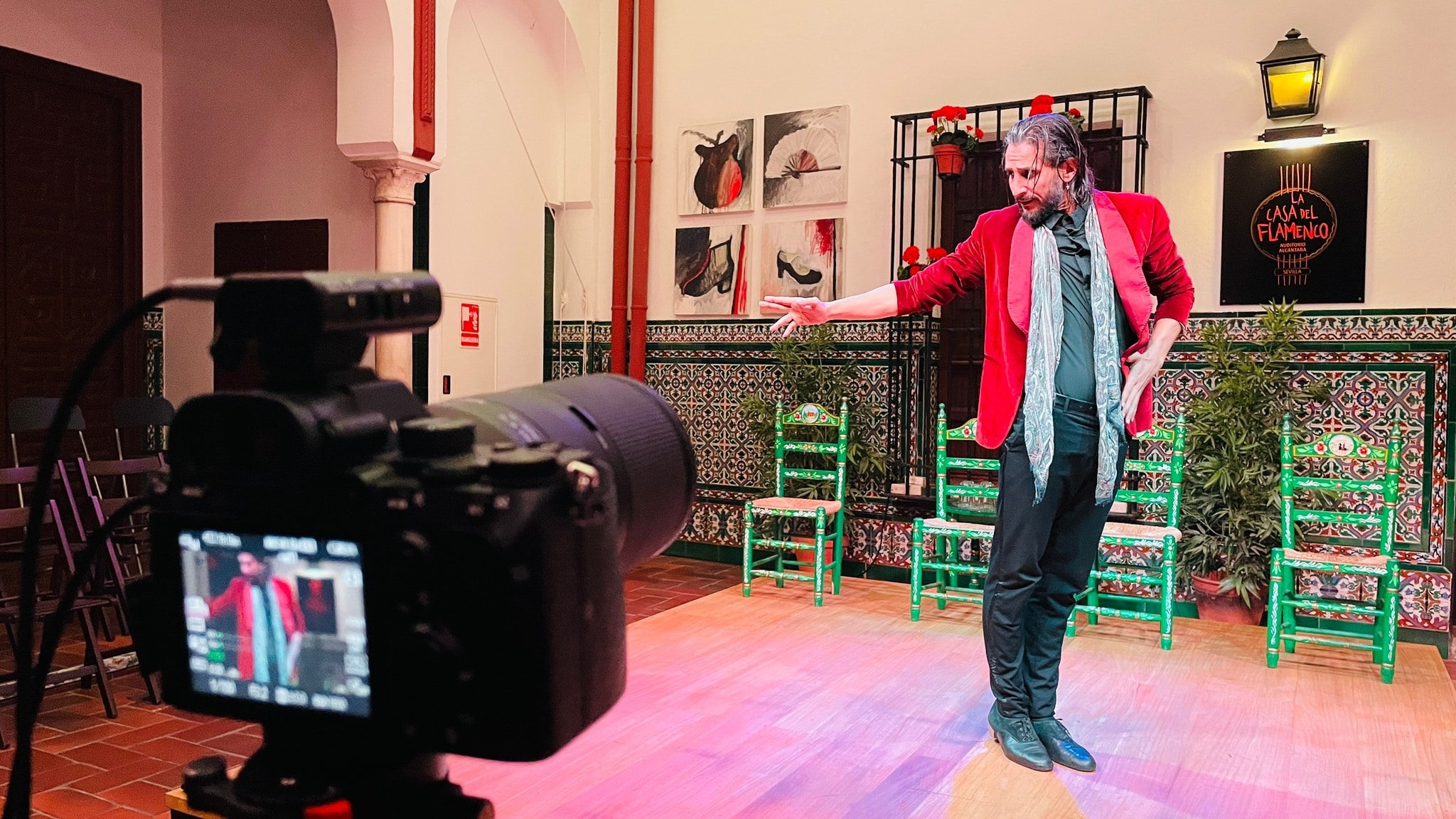 El rodaje del documental sobre el bailarín José Espadero finaliza en Madrid y Sevilla