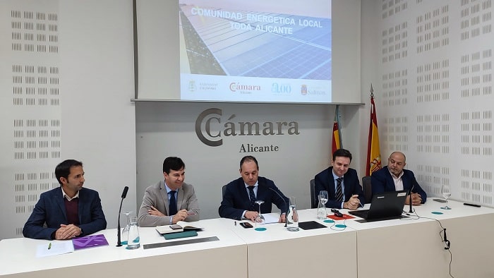 La Cámara y la Diputación promueven la primera comunidad energética provincial de la Comunidad Valenciana