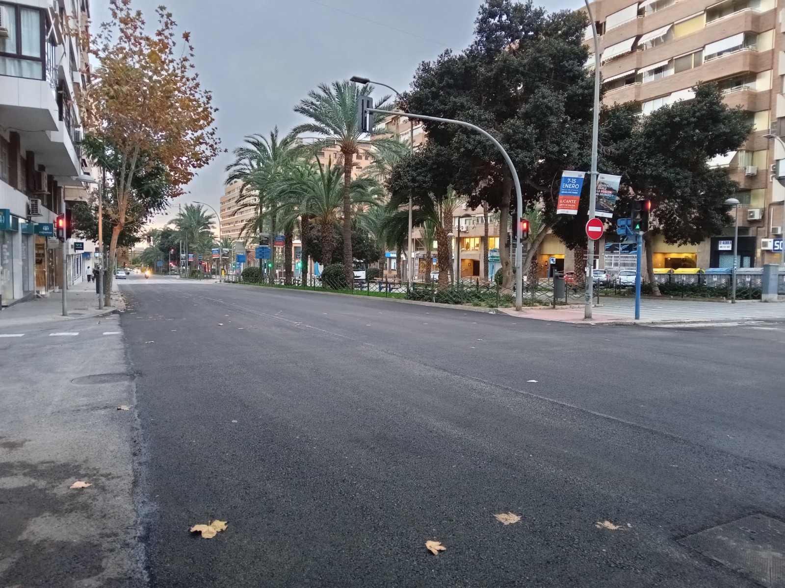 Alicante pone al día la avenida de Óscar Esplá
