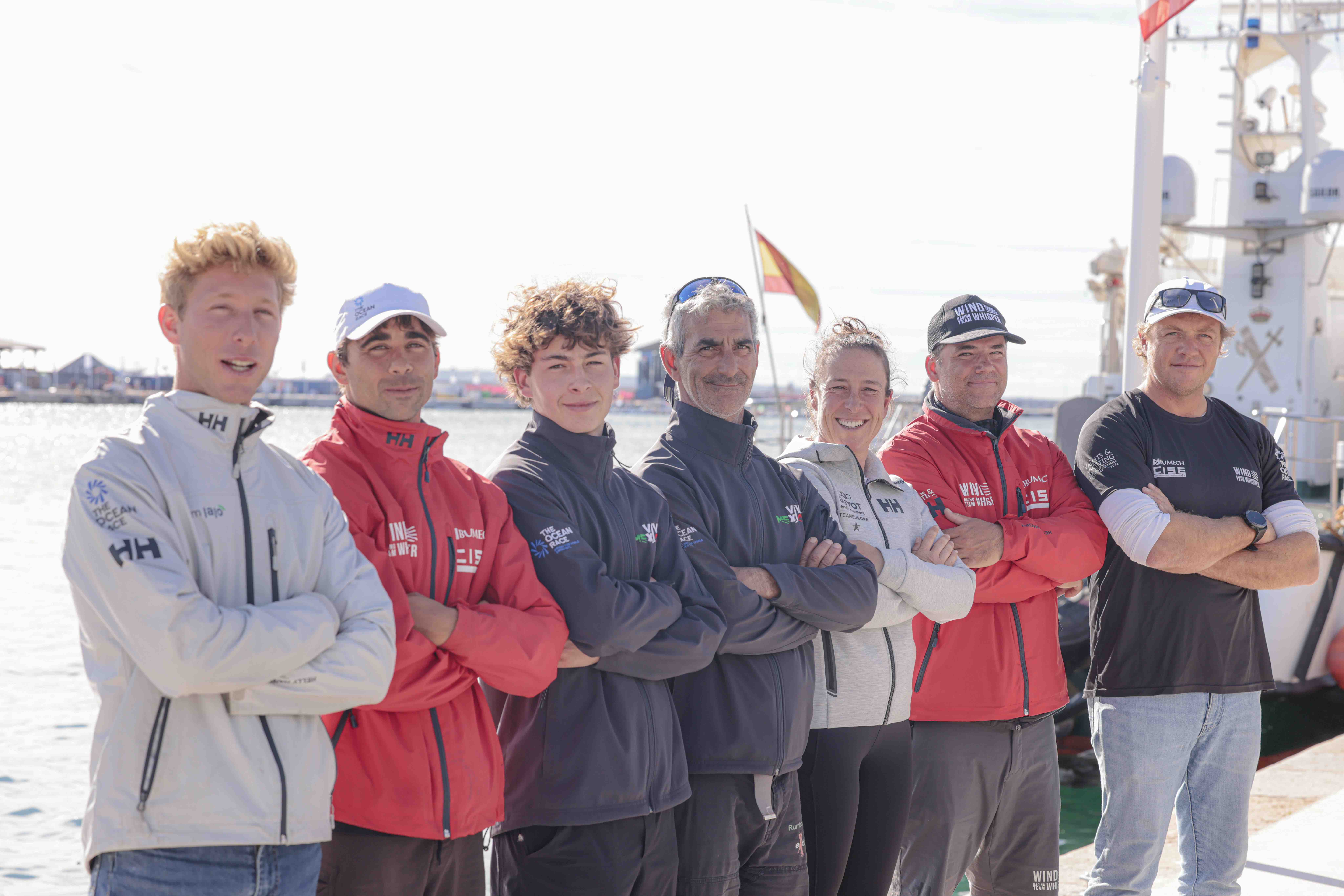 Ocho regatistas agrandan la historia de España en The Ocean Race