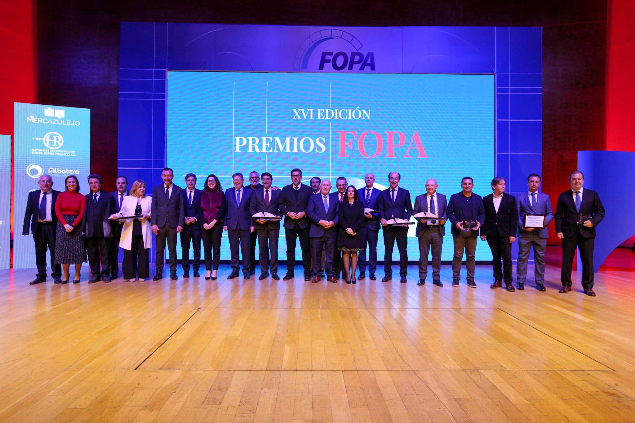 Los Premios FOPA reconocen el alto nivel de la Obra Pública en la provincia de Alicante