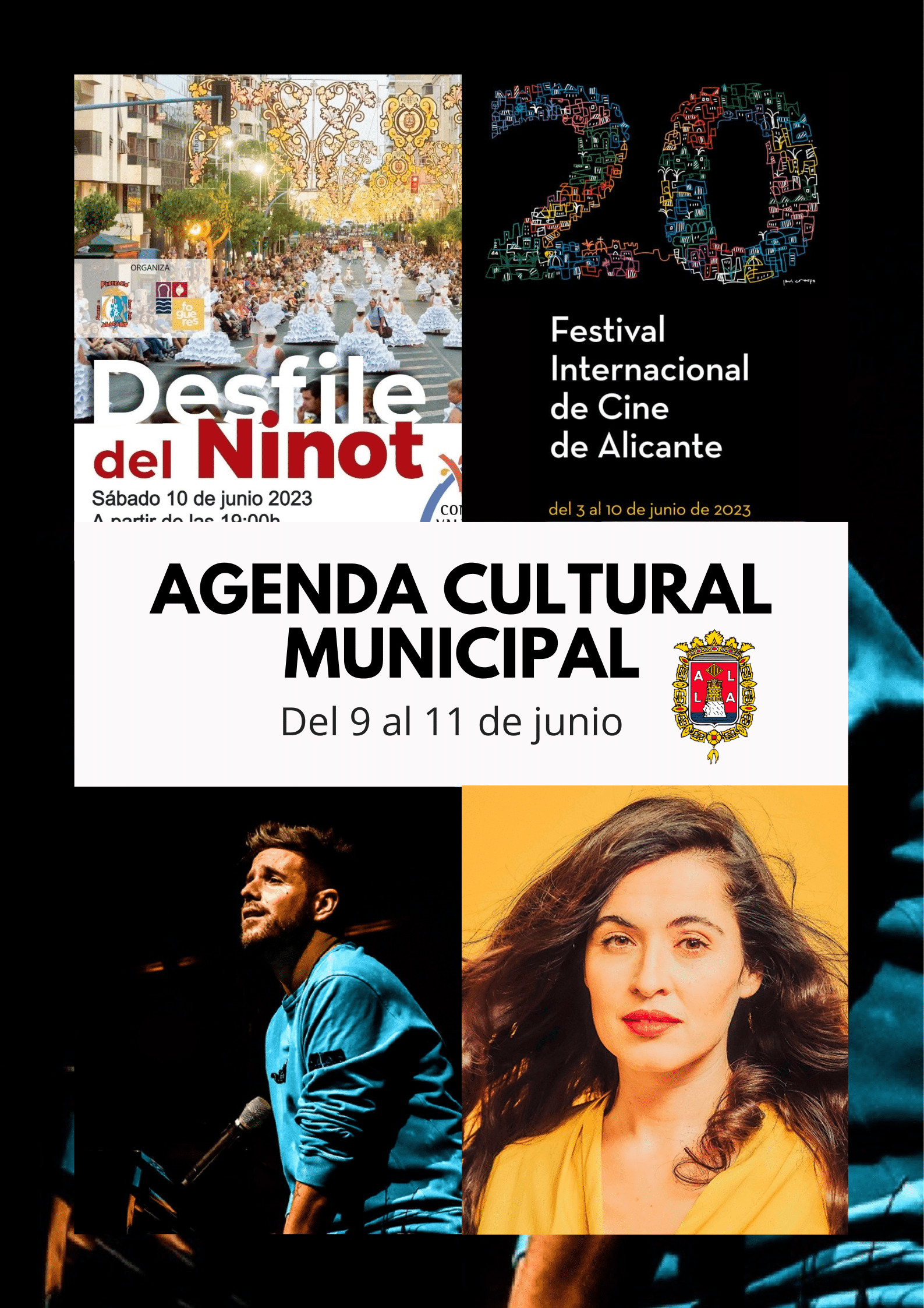 Agenda Cultural de Alicante, del 9 al 11 de junio