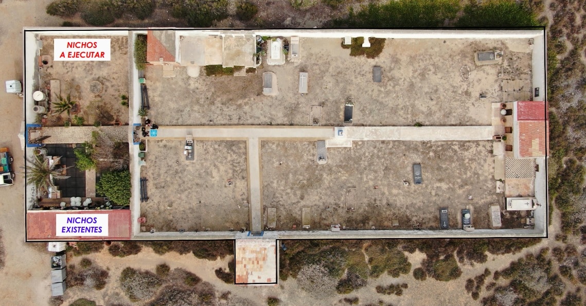 <strong>El Ayuntamiento da ‘luz verde’ a las obras de ampliación del cementerio de Tabarca que triplica su capacidad de enterramientos</strong>