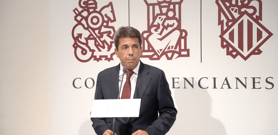 Les Corts celebrarán el pleno de investidura de Carlos Mazón como presidente el jueves 13