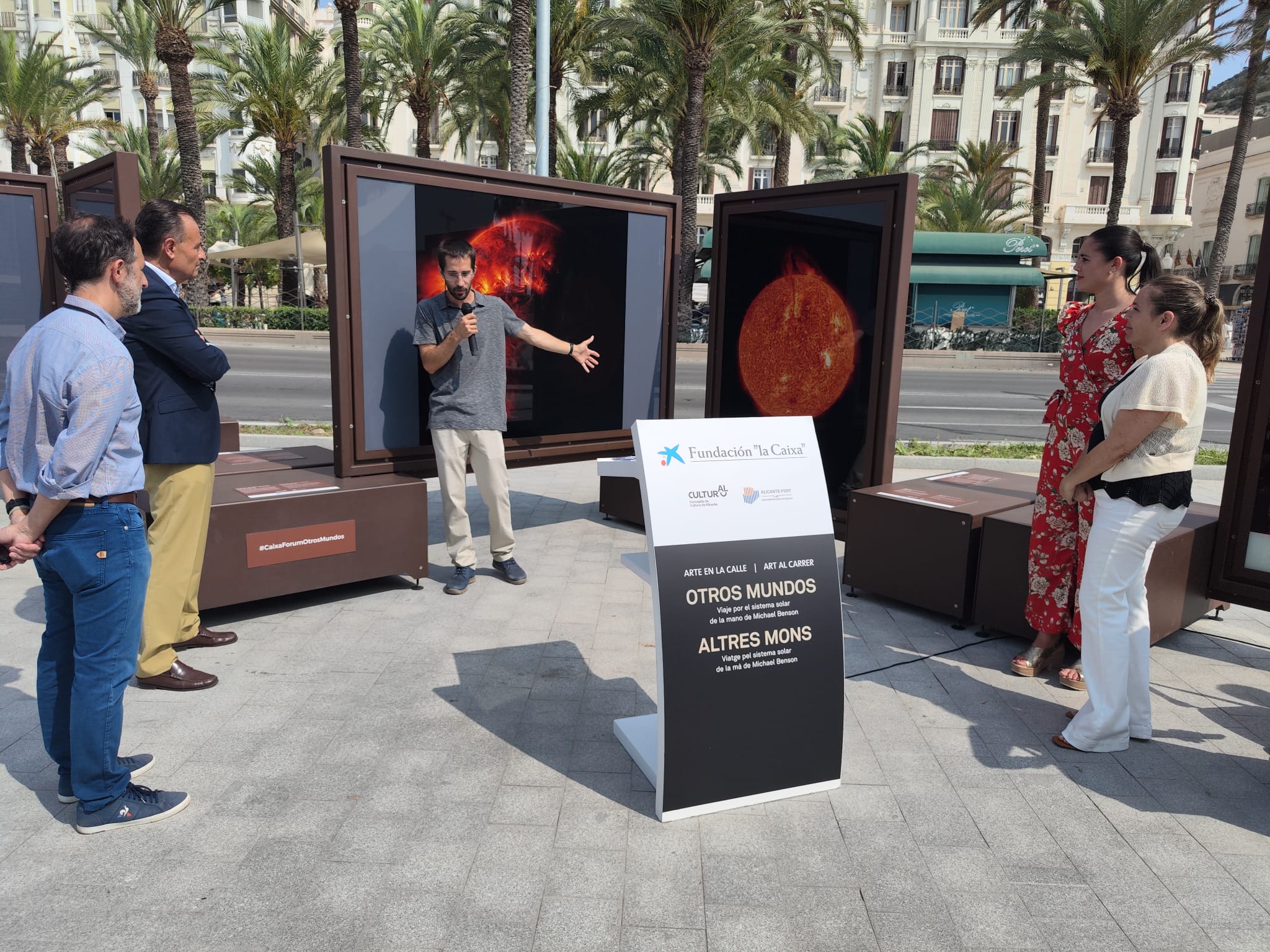 <strong><strong>Alicante se convierte en un museo a cielo abierto con la exposición ‘Otros mundos. Viaje por el sistema solar’</strong></strong>