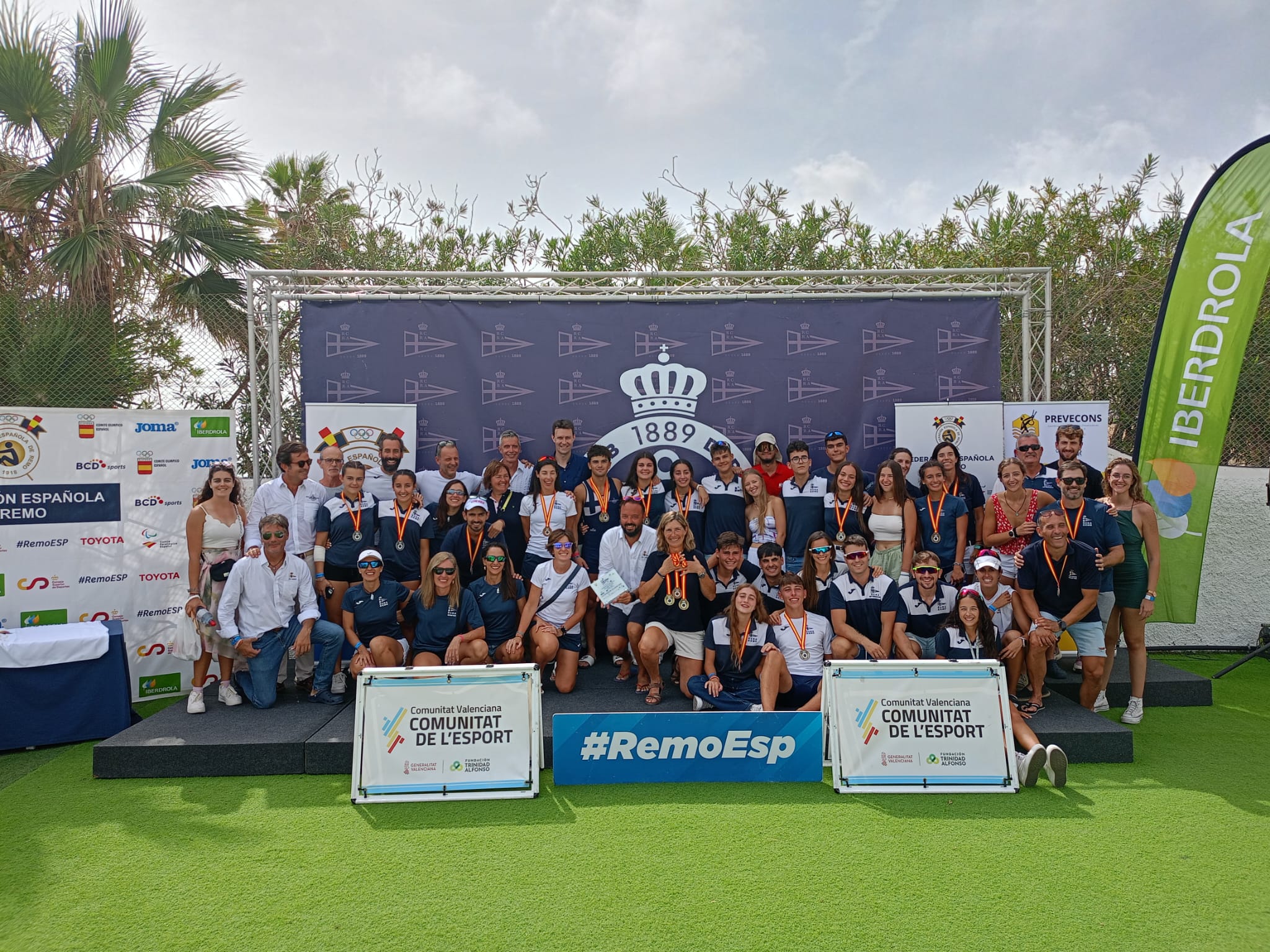 El Club de Regatas se proclama ‘el mejor club de España’ en el Campeonato de España Iberdrola de Remo de Mar 