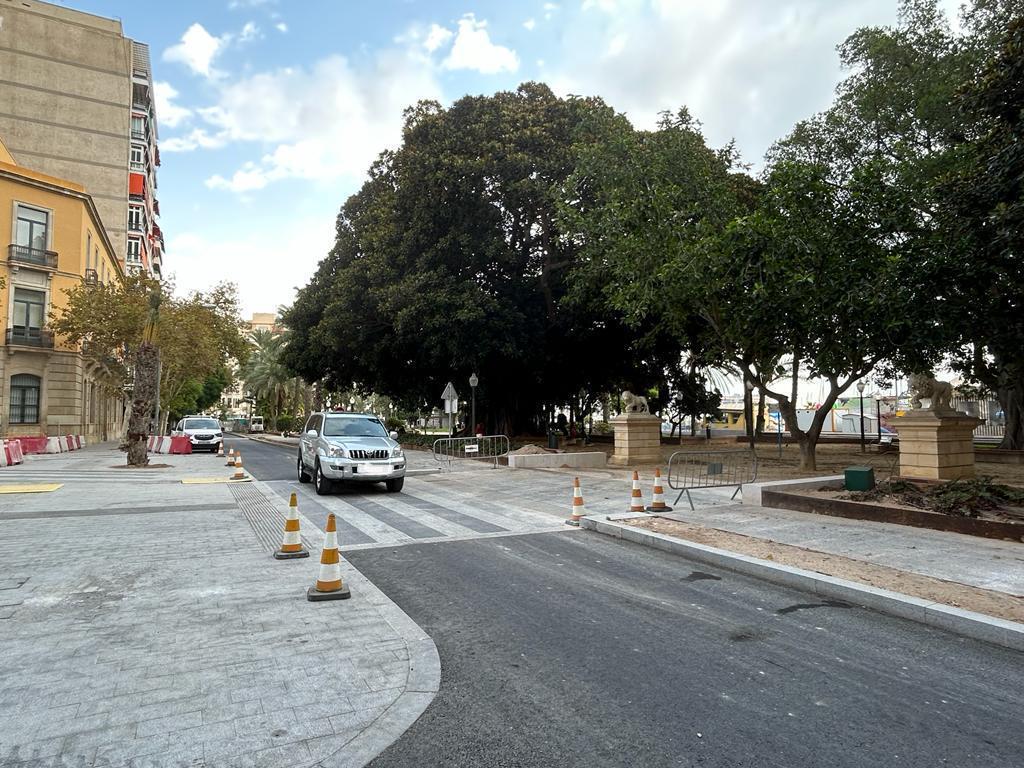 La avenida de Ramón y Cajal abre al tráfico a medio gas, mientras finalizan las obras