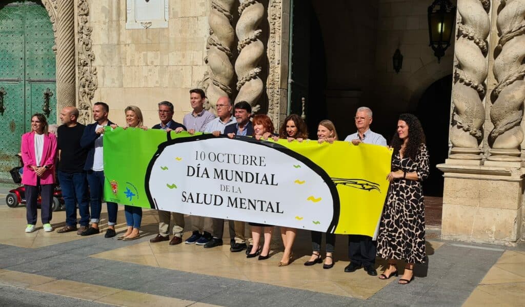 Ayuntamiento de Alicante en el día de la salud mentañ