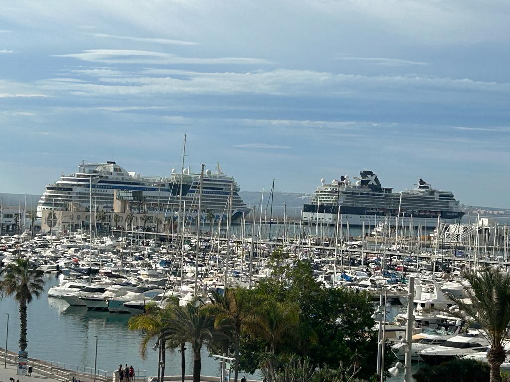 Dos nuevos cruceros han atracado en el Puerto de Alicante