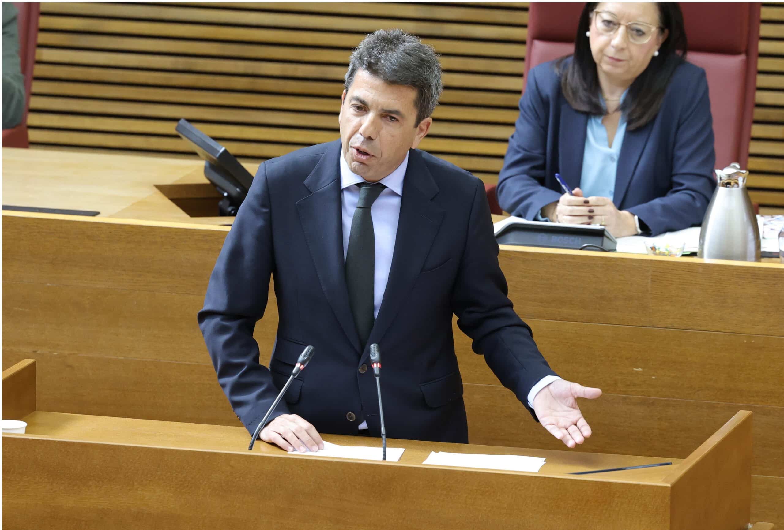 Mazón: “Recurriremos la caducidad de los procedimientos judiciales para recuperar los 170.000 euros perdonados al hermano de Puig”